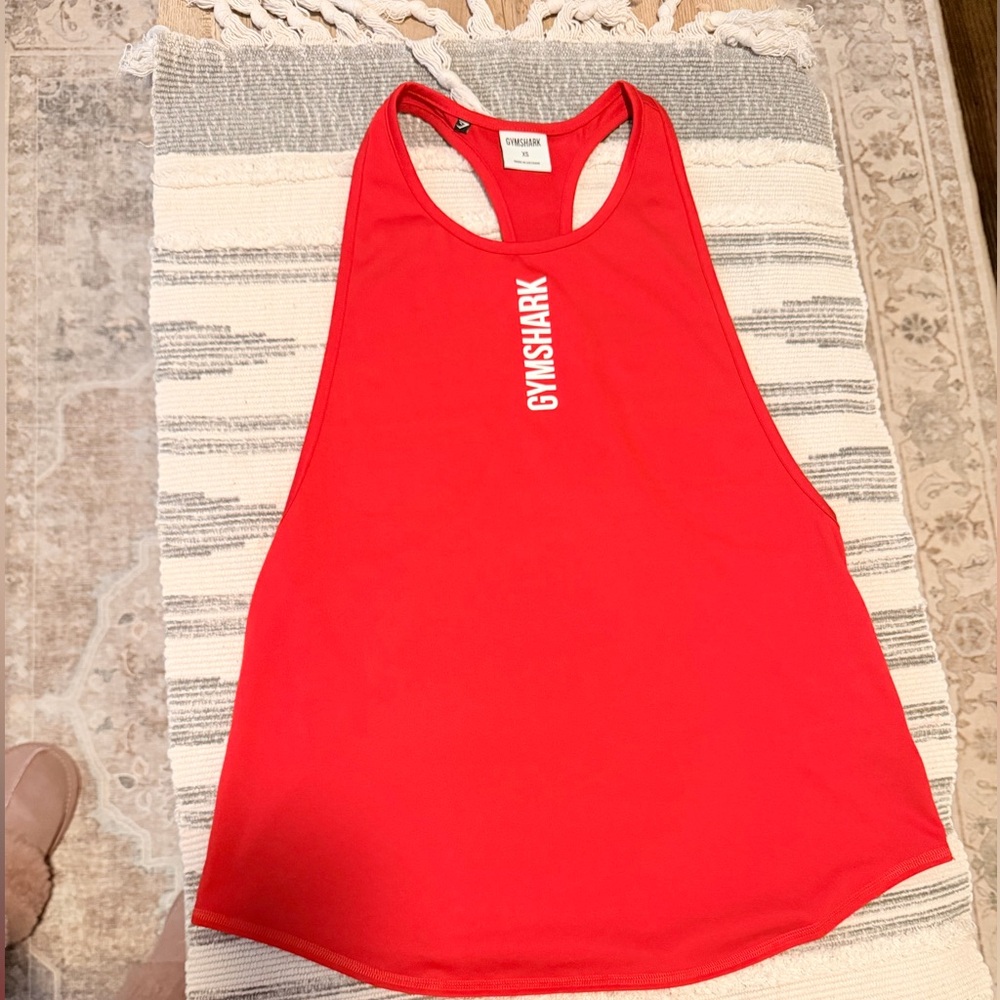 Gymshark Vibrant Red Racerback Tank Top